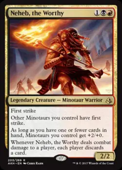 Neheb, the Worthy -Foil Near Mint MTG Amonkhet - Image 1