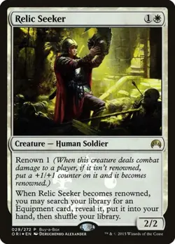 Relic Seeker -Foil Light Play MTG Promos: Buy-A-Box - Image 1