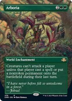 Arboria (Borderless) -Foil Near Mint MTG Dominaria Remastered - Image 1