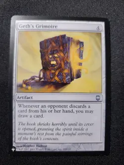 Geth’s Grimoire Darksteel NM/VLP Magic the Gathering Mtg Tcg See Pics - Image 1
