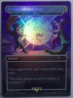 Porom's Silence Magic - Silence [NM] *Rainbow Foil* {Final Fantasy SLD} - Image 1