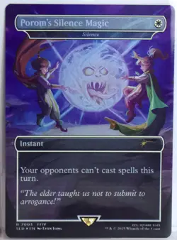 Porom's Silence Magic - Silence [NM] *Rainbow Foil* {Final Fantasy SLD} - Image 2
