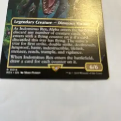 🎇MTG Indominus Rex, Alpha 💕 ( Borderless) #14 Jurassic World Collection NM✨LCI - Image 5