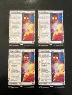 Origin of Spider-Man X4X NM/M Marvel’s Spider-Man SPM Magic the Gathering MTG - Image 1