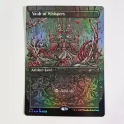 Vault Of Whispers Foil Secret Lair: Mirrodinsanity MTG Pixel Artifact Land SLD - Image 1
