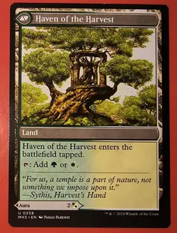 MTG: MH3, STRENGTH OF THE HARVE/ / HAVEN OF THE HARVEST ,NM, 0258, UNCOMMON, REG - Image 2