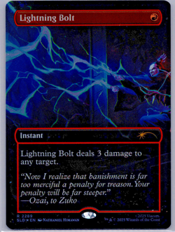 MTG Avatar: The Last Airbender Lightning Bolt (2289) (Rainbow Foil) - Image 1