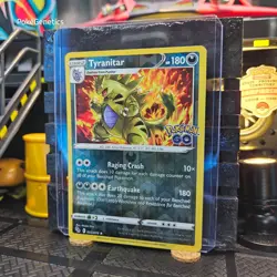 Tyranitar Pokemon Go Reverse Holo Pokemon TCG 043/078 Rare - Image 2