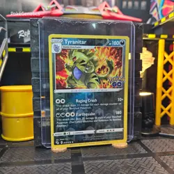 Tyranitar Pokemon Go Reverse Holo Pokemon TCG 043/078 Rare - Image 3