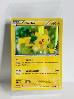 Pokemon Pikachu 26/83 Generations Holo Promo 20th Anniversary 2016 Sealed Card - Image 2