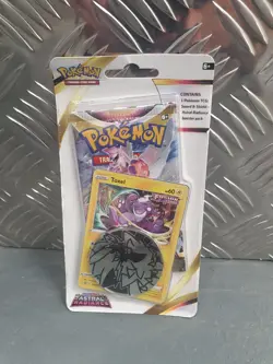 Pokemon TCG Astral Radiance Checklane Blister Pack Toxel Promo New Free UK Del📮 - Image 2