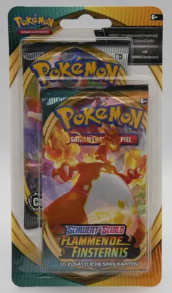 Pokemon Flammende Finsternis Clash der Rebellen Blister 2x Booster DEUTSCH NEU - Image 1