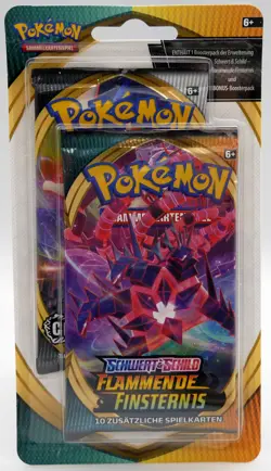 Pokemon Flammende Finsternis Clash der Rebellen Blister 2x Booster DEUTSCH #3 - Image 1