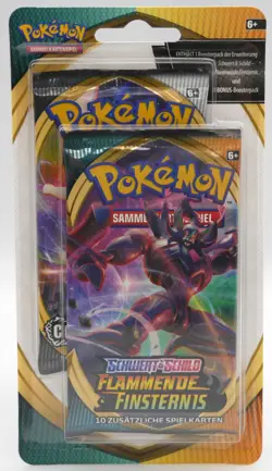 Pokemon Flammende Finsternis Clash der Rebellen Blister 2x Booster DEUTSCH #4 - Image 1