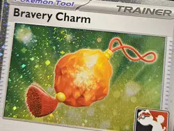 SWIRL Bravery Charm 173/193 Play! Prize Pack Series 4 Cosmos Holo Pokemon NM A - Image 3
