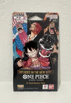 One Piece Card Game: OP09 Sleeved Booster Pack Factory Sealed - Image 1