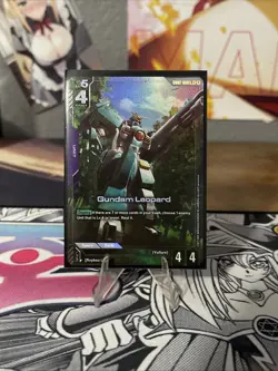 Gundam Card Game Gundam Leopard U+ GD02-060 Dual Impact - Image 1