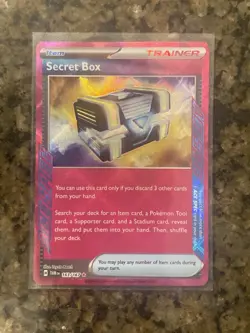 Pokemon TCG Secret Box Scarlet & Violet Twilight Masquerade Holo Card 163/167 - Image 1