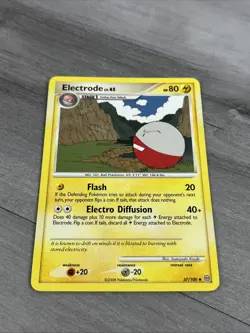Pokemon Diamond and Pearl Stormfront Card - Electrode (U) 37/100 - Image 1