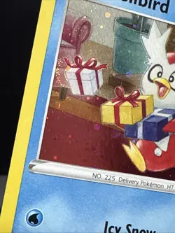 Pokemon Card Delibird 032/198 Holiday Stamped Holo Rare Snowflake Near Mint - Image 2