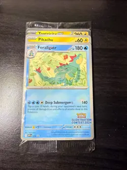 Pokemon TCG - Illustration Contest 2024 Promo Cards - SEALED (All 3 Promos) - Image 1