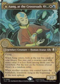 Aang, at the Crossroads (Showcase) R Avatar: The Last Airbender 346 NM MTG - Image 1