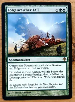 Mtg Magic: Folgenreicher Fall, Momentous Fall, DEUTSCH, Kartenvorteil Lifegain - Image 1