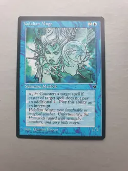 Vodalian Mage, MTG Fallen Empires (1994) Common Blue Creature NM - Image 1