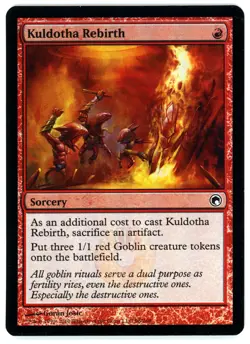 KULDOTHA REBIRTH [SOM - SCARS OF MIRRODIN] - MTG MODERN FOIL CARD [EXCELLENT] - Image 1