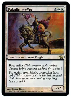 PALADIN EN-VEC [9ED - NINTH EDITION] - MTG MODERN FOIL CARD [EXCELLENT] - Image 1