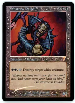 WESTERN PALADIN [7ED - SEVENTH EDITION] - MTG VINTAGE FOIL CARD [EXCELLENT] - Image 1