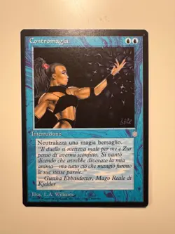 Magic MTG • Contromagia (Counterspell) • Ice Age • C • ITA • MINT - Image 1