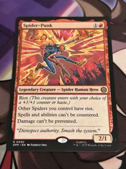 MTG Spider-Man R Spider-Punk nonfoil #0092 - Image 1