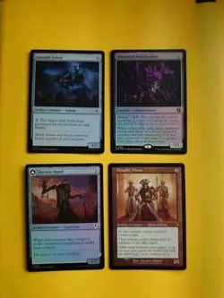Metallic Mimic,Distended Mindbender, Epitaph Golem & Harvet hand FOILS MTG Card - Image 1