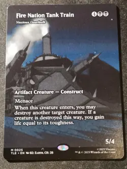 Fire Nation Tank Train - Borderless - TLE - MTG - EN - NM - 0040 - Image 1