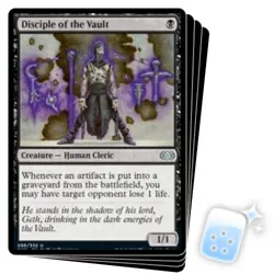 DISCIPLE OF THE VAULT X4 Double Masters Magic MTG MINT CARD - Image 1