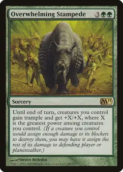 MTG - Overwhelming Stampede - M11 - Magic the Gathering - Image 1