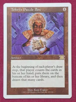 Magic The Gathering 6TH EDITION TEFERI'S PUZZLE BOX artifact card MTG SIXTH - Image 1