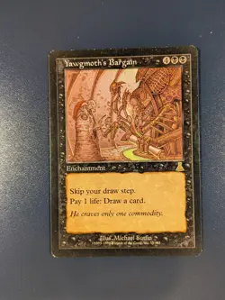 Yawgmoth's Bargain - Urza's Destiny - Magic the Gathering - MP - MTG - Image 1