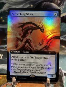 MTG | Screeching Sliver (Extended Art) [Secret Lair] ✨FOIL✨ - Image 1