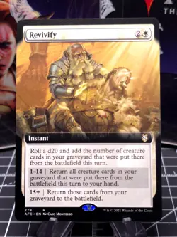 MTG Revivify - (extended art) - CMR: Forgotten Realms - NM MTG - Image 1