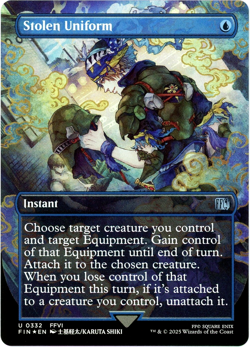 Stolen Uniform (Borderless) Foil - 0332 - Final Fantasy - MTG - NM/M - Image 1
