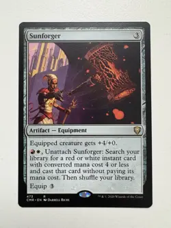 Sunforger MTG Magic the Gathering Card NM Near Mint CMR - Image 1