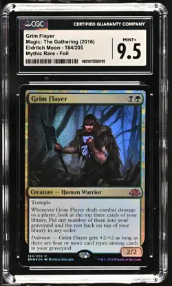 GRIM FLAYER Eldritch Moon Foil Mythic CGC 9.5 MTG [Nostalgium] - Image 1