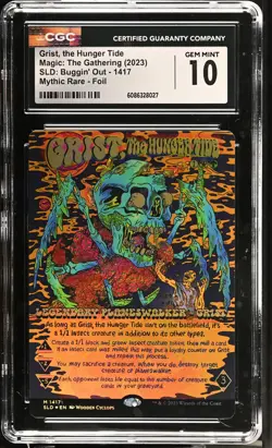 GRIST, THE HUNGER TIDE Secret Lair Foil Buggin Out CGC 10 MTG [Nostalgium] - Image 1