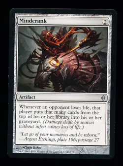 * * 1x Mindcrank x1 * * New Phyrexia MTG NM Near Mint - Image 1
