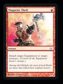 * * 1x Magnetic Theft x1 * * Fifth Dawn MTG NM Near Mint or Close - Image 1