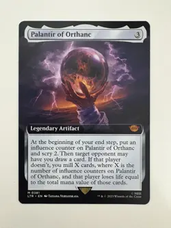 Palantir of Orthanc Borderless MTG Magic the Gathering Card NM Near Mint LTR - Image 1