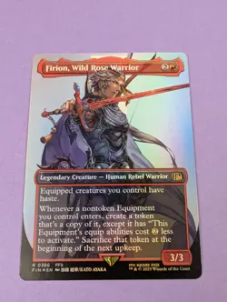 MTG Magic: FINAL FANTASY: Firion, Wild Rose Warrior Foil #0386 Rare - NM - Image 1