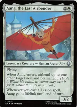 Aang, the Last Airbender - FOIL - U Avatar: The Last Airbender 4 - MTG - Image 1